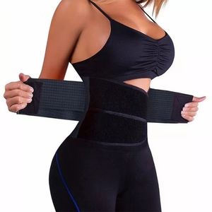 Waist Trainer Belt for Women Men Sport Sweat Workout Body Shaper Sauna Black